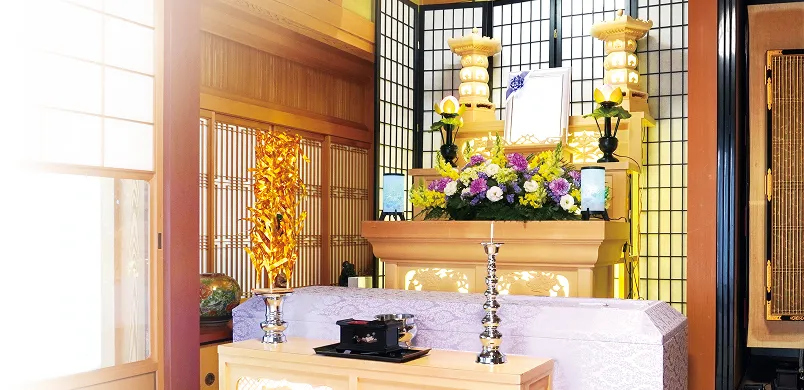 ご自宅での家族葬のイメージ